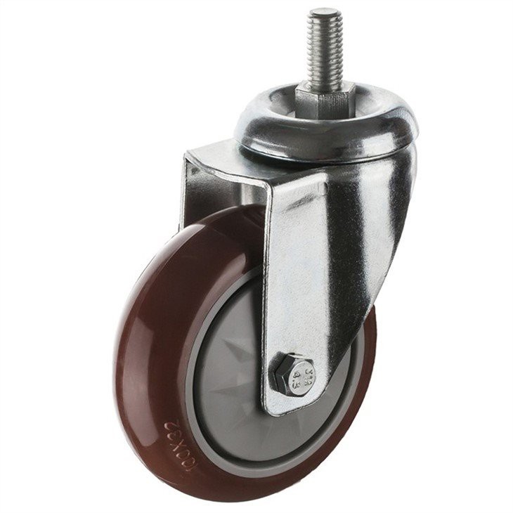 Swivel Stem Medium Duty Pu Caster