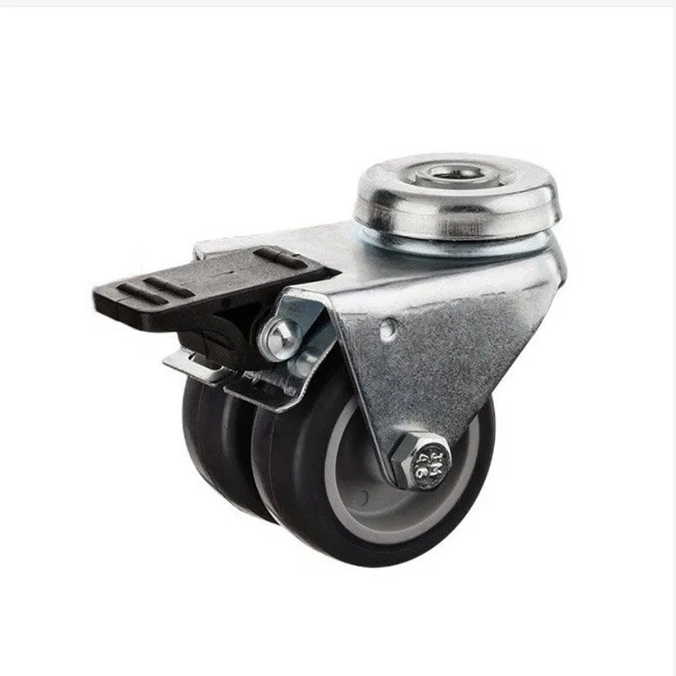 TPR Twin Wheel Furniture Caster
